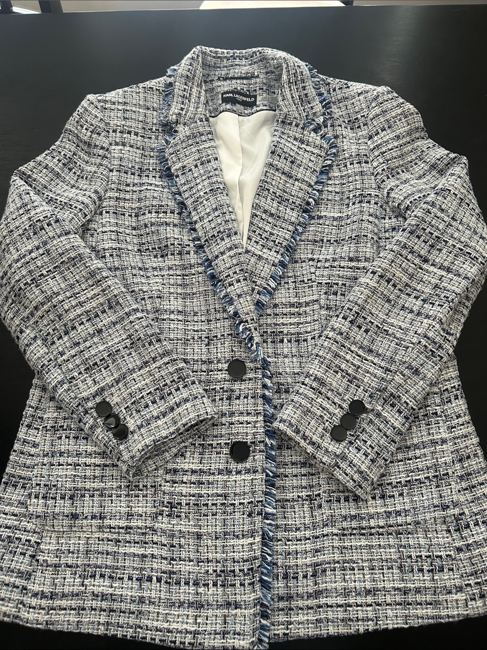 Karl Lagerfeld Tweed Blazer